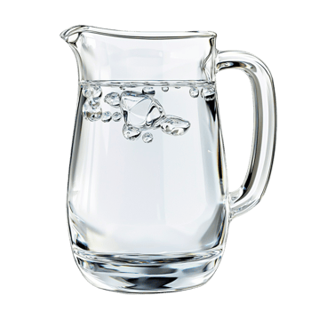 glass pitcher filled fresh water reflecting clarity purity hydration a simple elegant design png