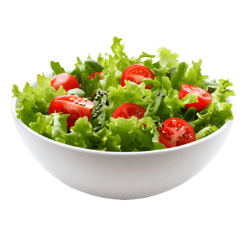 Fresh Tomato And Lettuce Salad Transparent Background png