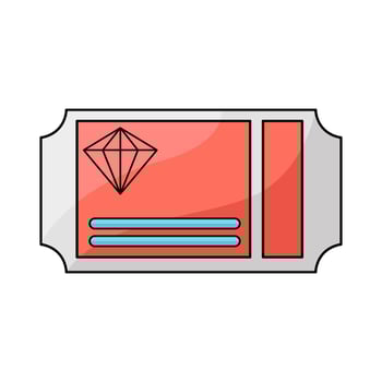 illustration of Travel Ticket vector