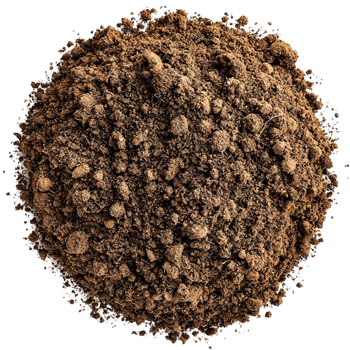 Rich dark soil with a textured surface symbolizing growth fertility nature and the foundation of flourishing plant life png