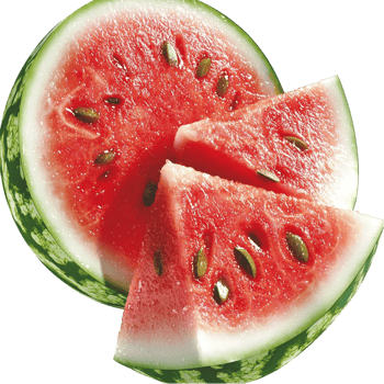 Sliced red watermelon juicy texture symbolizing summer refreshment sweetness hydration the joy of seasonal fruits png
