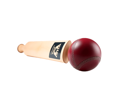 Cricket bat and ball png