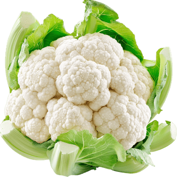 Fresh organic cauliflower green leaves packed nutrients perfect for healthy meals soups salads png