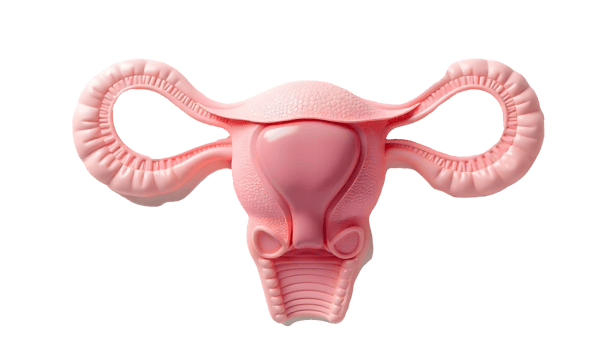 Detailed Anatomical Representation of the Female Reproductive System png