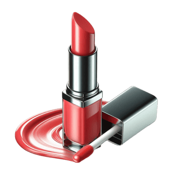 Exploding Lipstick with Shattered Pieces png