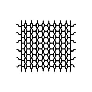 Creative Wire Mesh Icon Illustration vector