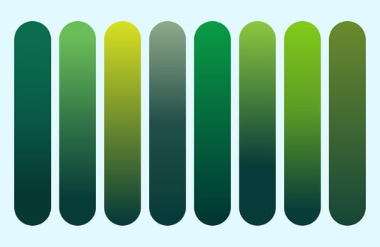 Green Gradient Columns Background Modern Abstract Design with NatureInspired Tones for Website and Print Templates vector