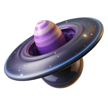 vibrant rustic A Spaceship Entering a Black Hole 4K png