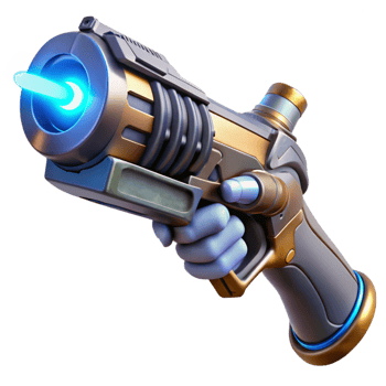 vibrant rustic A Futuristic Weapon Pulsating with genuine png