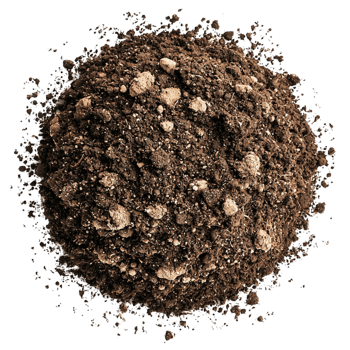 Pile of rich dark soil with a natural texture symbolizing growth nature fertility and the essential foundation of plant life png