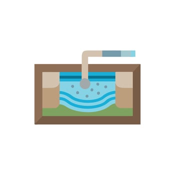 Essential Stormwater Tank Icon for Utility Projects vector