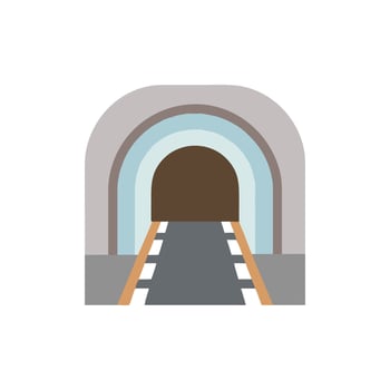 Unique Underground Tunnel Icon for Infrastructure vector