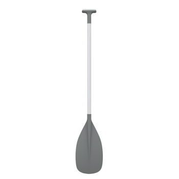 Grey Kayak Paddle with Aluminium Shaft Isolated on Transparent Background png