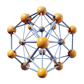 impressive creative An intricate network of interconnected nodes and wires, representing a complex AI network. Lighting pulsing, dynamic. Style abstract genuine png