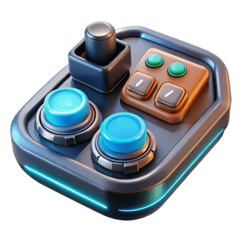stunning abstract A close-up of a futuristic control panel with glowing buttons and intricate displays. Lighting dynamic, interactive. Style user interface design original png