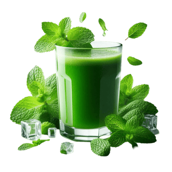 Fresh Mint Herbal Juice png
