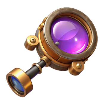 magnificent minimalist A Steampunk Monocle with an Intricate authentic png