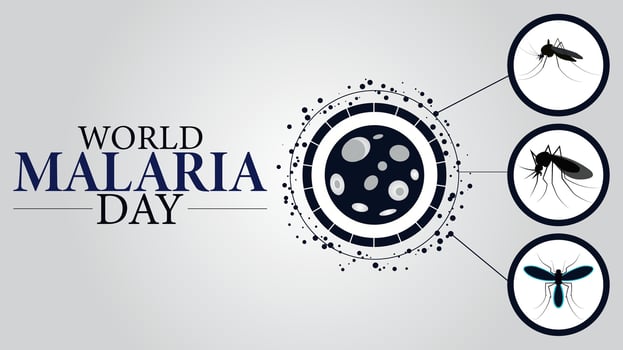 End Malaria, Act Now on World Malaria Day vector
