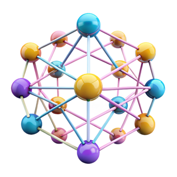 elegant classic A Complex Network of Interconnected Nodes exclusive png