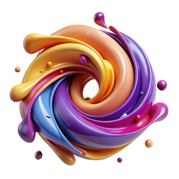 serene traditional A dynamic composition of swirling brushstrokes and splatters, conveying a sense of energy and movement, in an abstract expressionist style 4K png