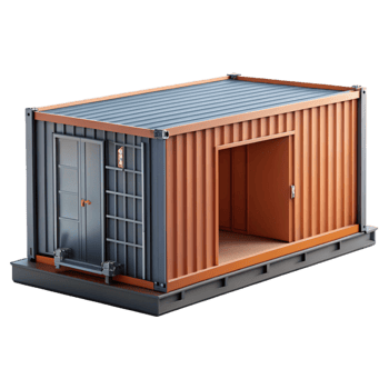 dramatic classic Shipping container architecture, repurposed materials, industrial aesthetic, raw light authentic png