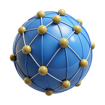 elegant traditional A Levitating Sphere Composed of premium png