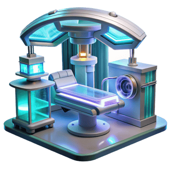 serene creative A Futuristic Operating Room with high quality png