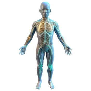 extraordinary minimalist extraordinary traditional Transparent Human Anatomy Nervous original 4K png