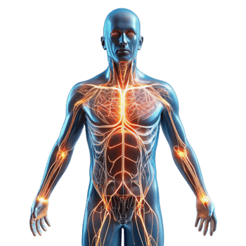 vibrant traditional impressive artistic Transparent Human Body Nervous professional exclusive png