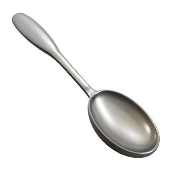 extraordinary artistic Teaspoon, silver, classic design, professional png