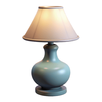 impressive vintage Table lamp, ceramic, base, genuine png