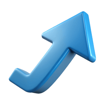 stunning traditional An arrow, pointing upwards, abstract progress genuine png