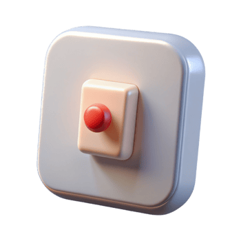elegant modern Modern light switch, toggle, original png