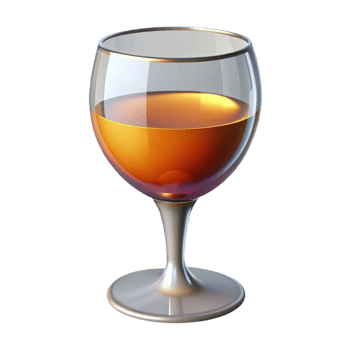 serene rustic Wine glass, clear, stemmed, high resolution png