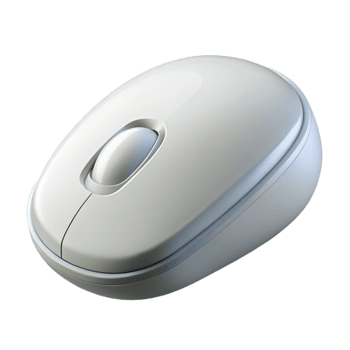impressive creative Wireless mouse ergonomic optical white detailed png