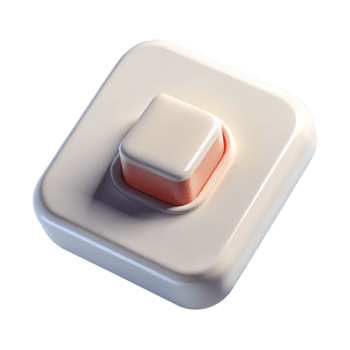wonderful rustic Light switch toggle style white 4K png