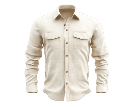 Lightweight linen beach shirt for men, featuring relaxed fit and breathable fabric. Ideal for warm weather and casual outings, this shirt combines comfort and style effortlessly png