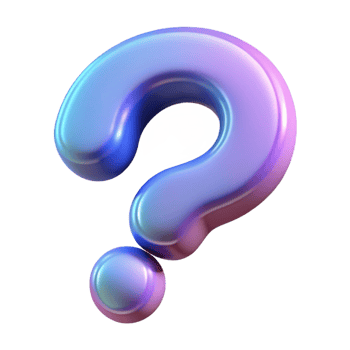 magnificent contemporary A question mark, stylized, abstract curiosity exclusive png