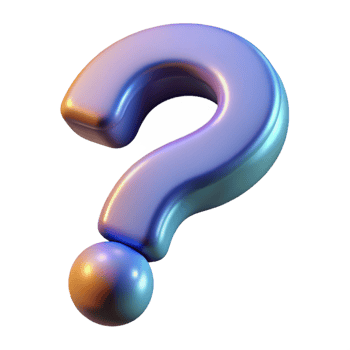 elegant artistic A question mark, stylized, abstract curiosity detailed png