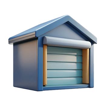 serene contemporary Garage door panel, sectional, genuine png