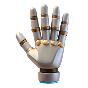 wonderful artistic Cybernetic hand with articulated fingers high resolution png