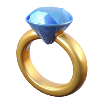 wonderful artistic A diamond engagement ring original png
