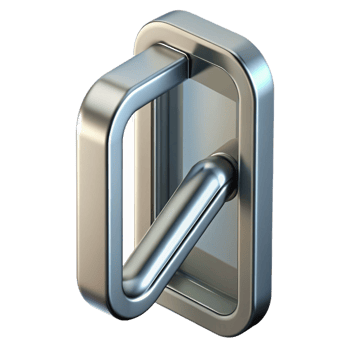 serene creative Modern sliding glass door handle, stainless steel, authentic png