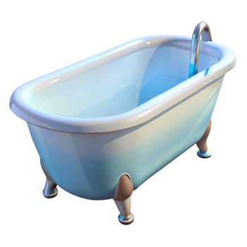 elegant creative Bathtub, freestanding, acrylic professional png