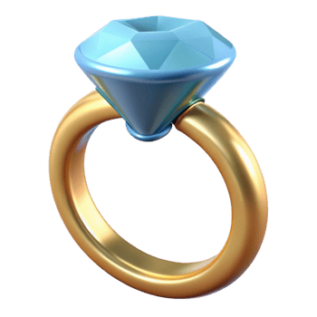 vibrant abstract A diamond engagement ring high quality png