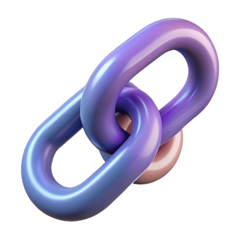 wonderful creative A chain, linked, abstract connection original png