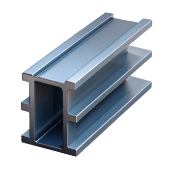 elegant artistic Steel beam, I-beam cross-section authentic png