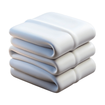wonderful modern A stack of neatly folded, crisp white towels high resolution png