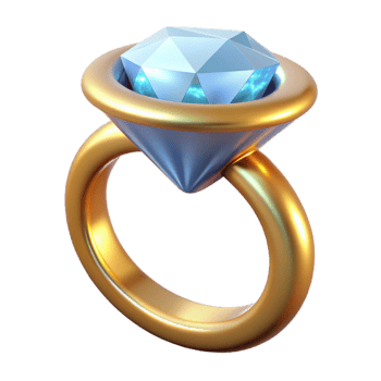 wonderful classic A sparkling diamond ring with a classic solitaire setting professional png