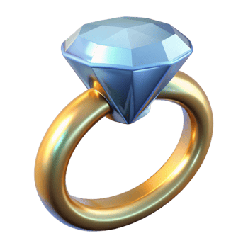 elegant abstract A sparkling diamond ring with a classic solitaire setting premium png